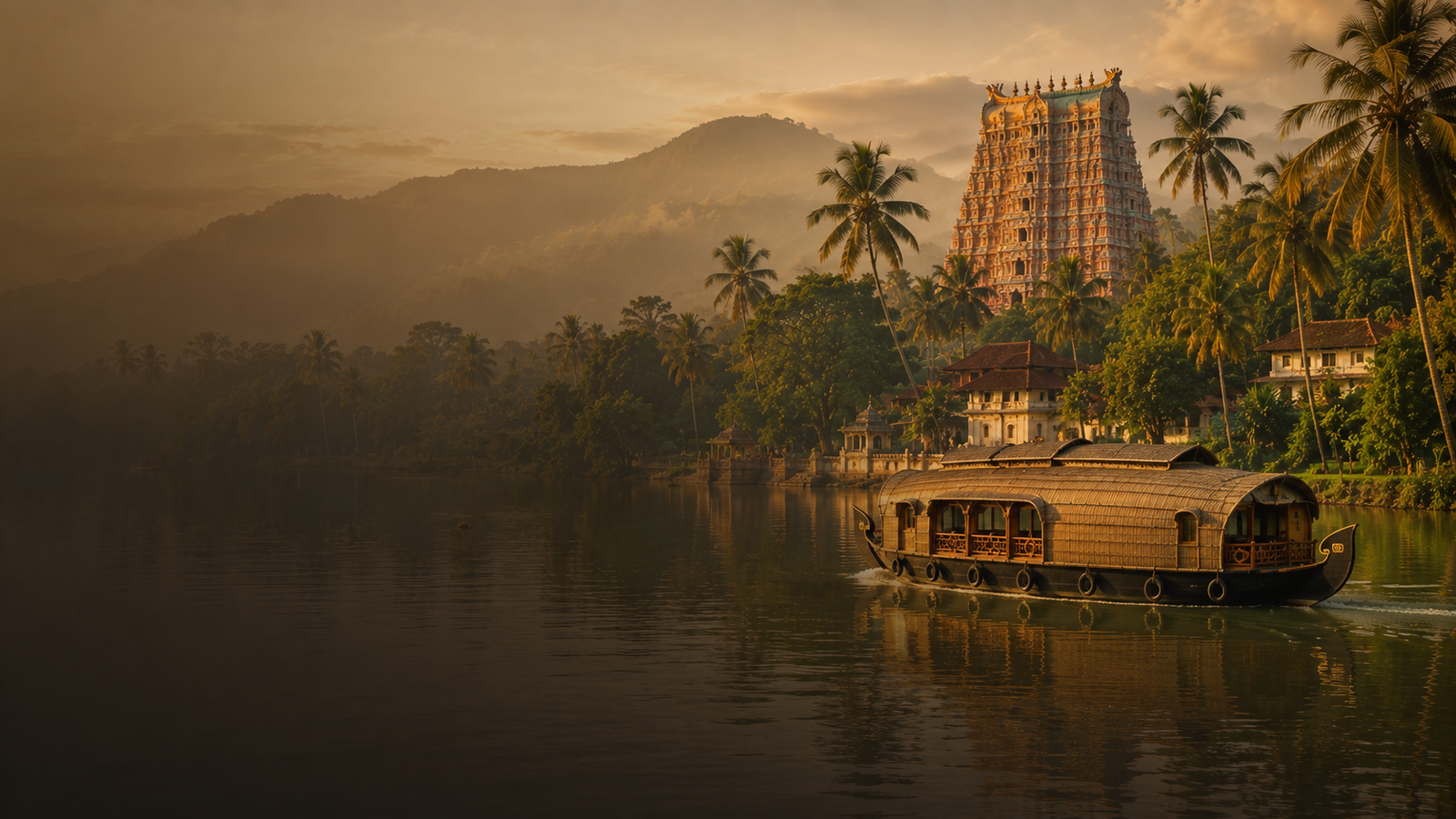 Kerala wellness and backwaters