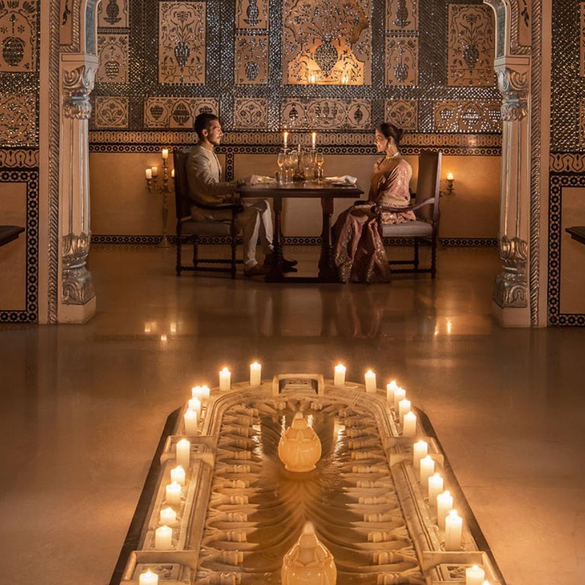 Private palace dining Rajasthan