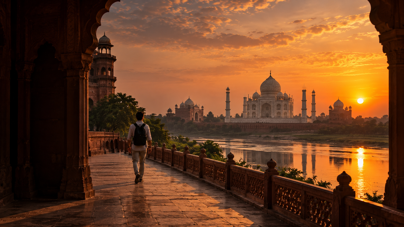 Luxury India journey connecting Delhi Agra and Jaipur