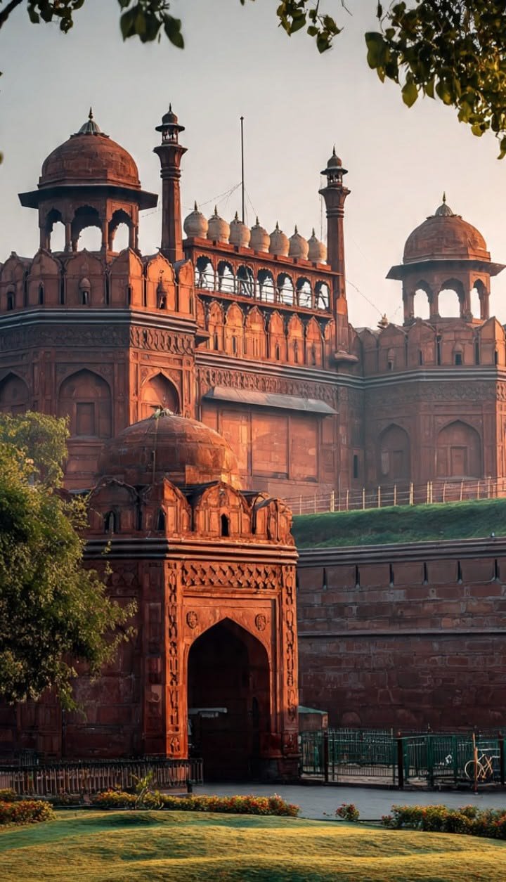 Delhi heritage architecture representing the beginning of the journey to Agra