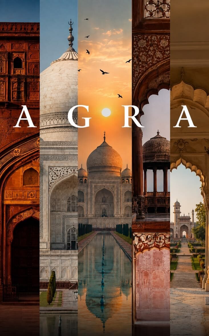 Taj Mahal in Agra representing Mughal heritage beyond Delhi